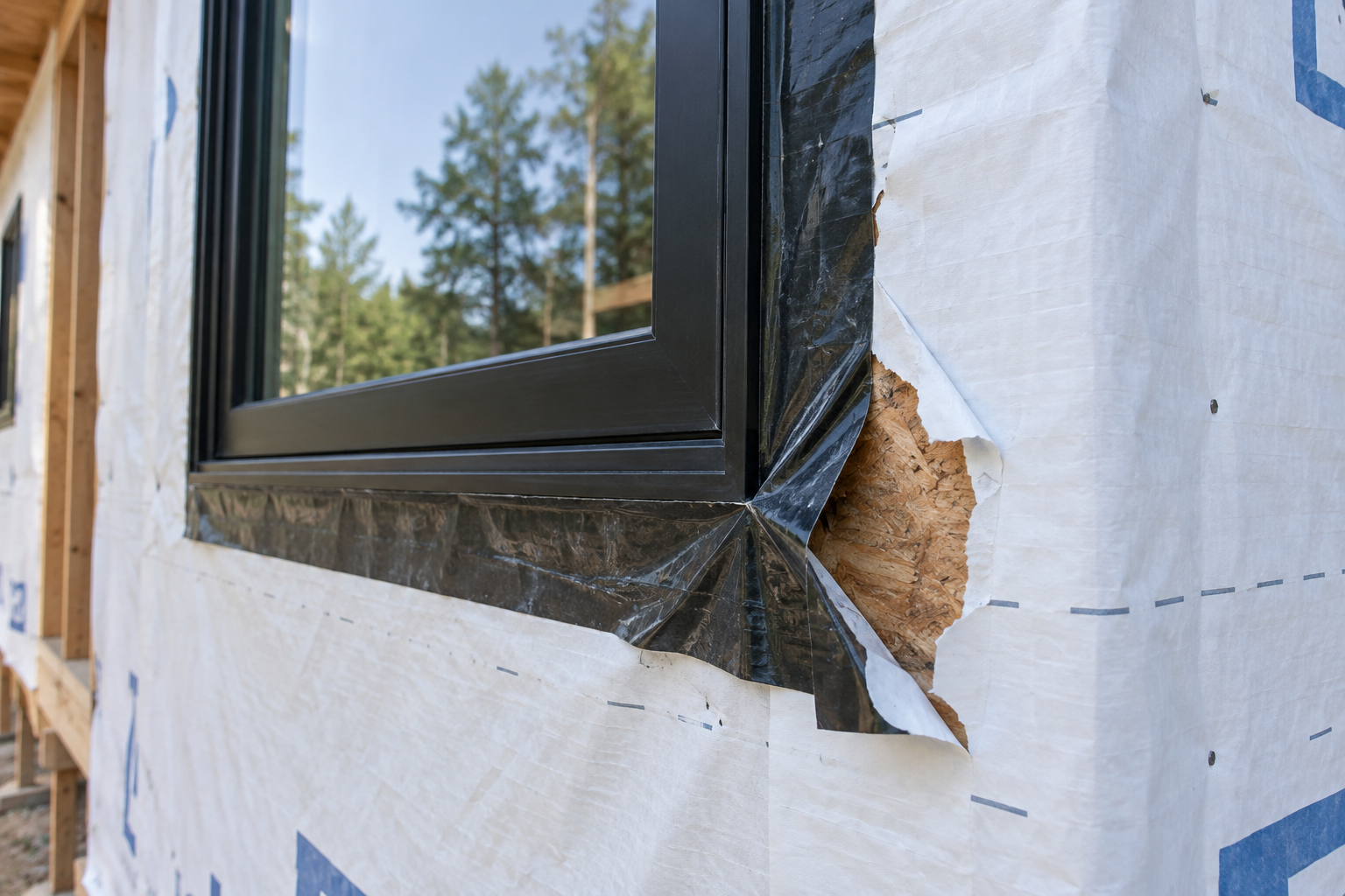 Building envelope / window flashing illustrative item